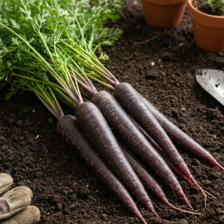 Red & Black Carrot Seeds – Atomic Red & Black Nebula
