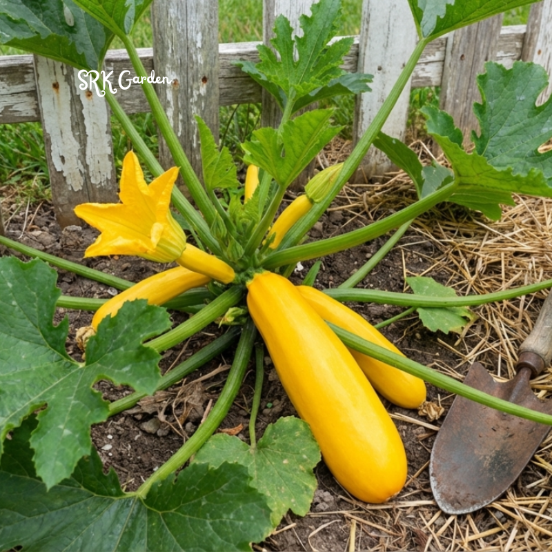 25+ Golden Zucchini Summer Squash Seeds