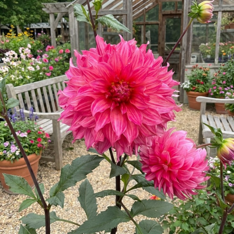 Mix 100+ Seeds - Dahlia Labyrinth Flower Seeds, Exotic