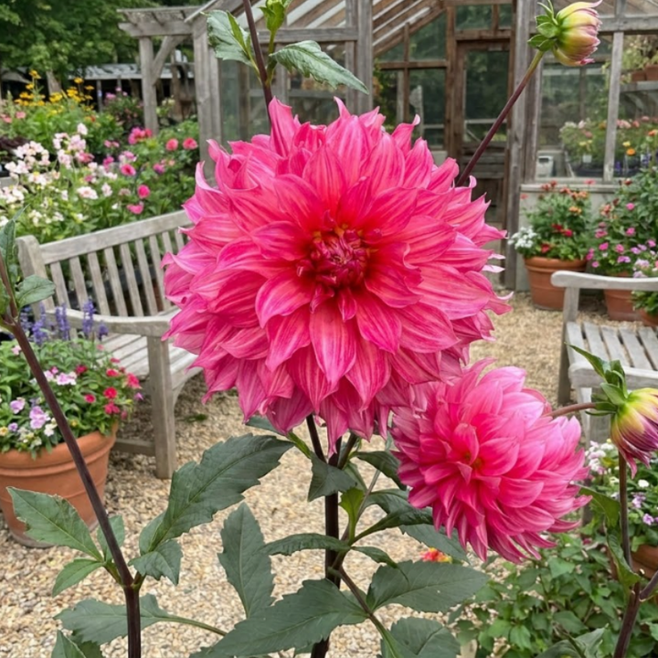 Mix 100+ Seeds - Dahlia Labyrinth Flower Seeds, Exotic