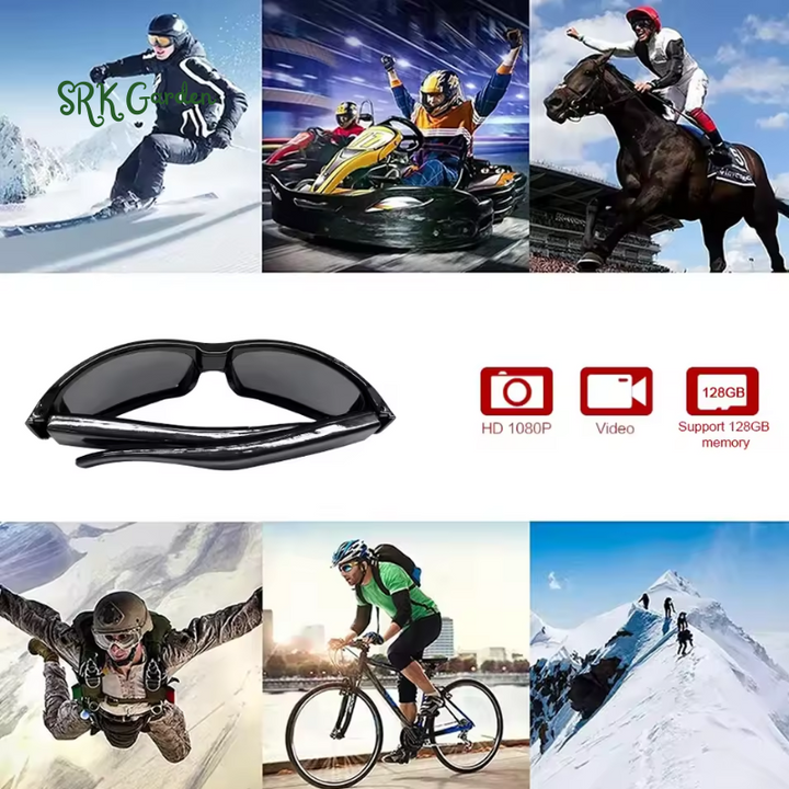 Glasses Camera HD 1080P Video Take Photo Outdoor Video Recorder Cycling
