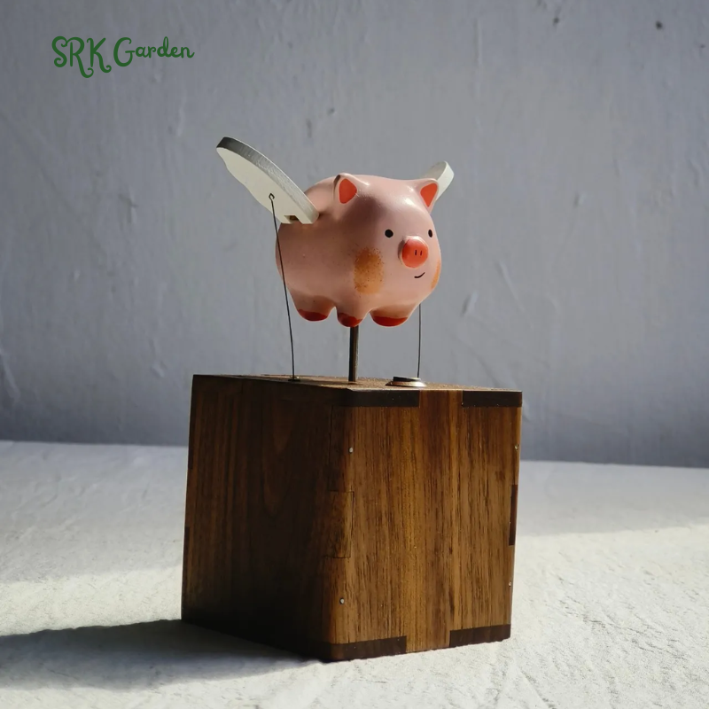 Flying Animal Kinetic Decor – Battery Motion Gift with Flying Pig, Swan & More