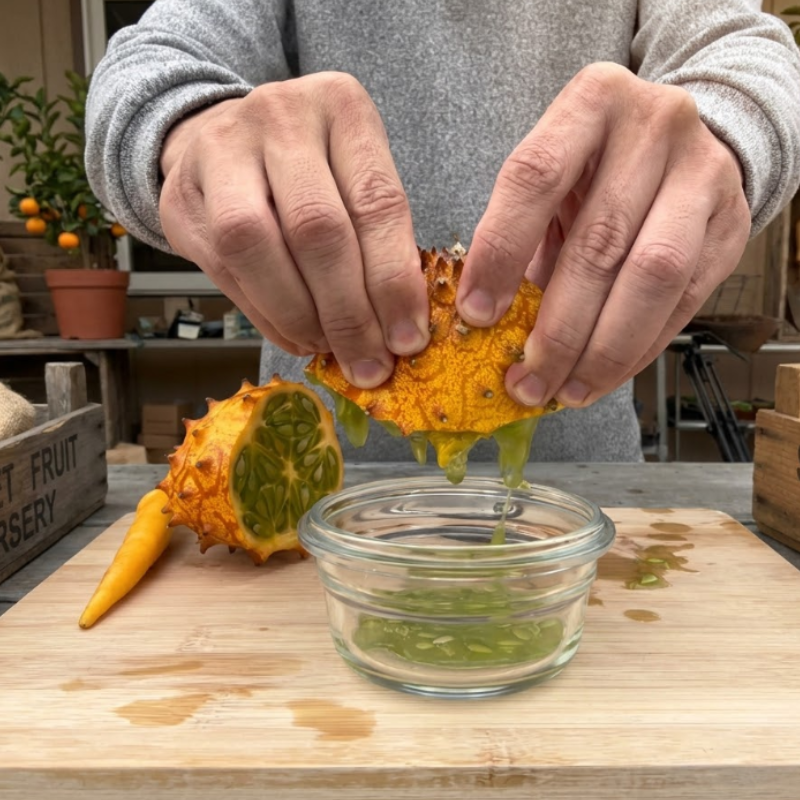 Horned Melon Fruit Seeds for Planting | Cucumis Seed,  Non-GMO Heirloom
