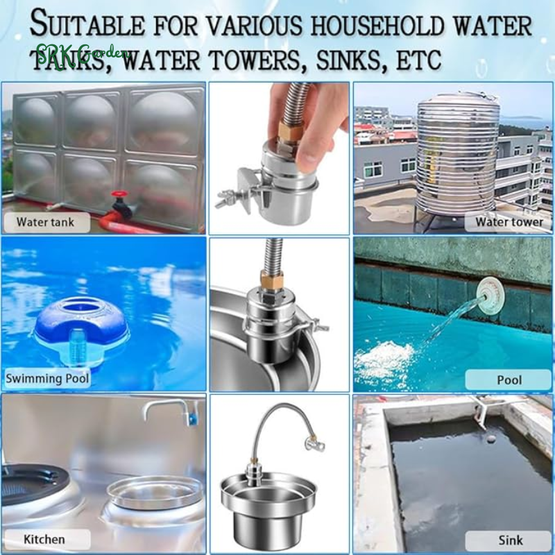 Float Valve,1/2" to 1'' water level control float valve 304 Stainless Steel