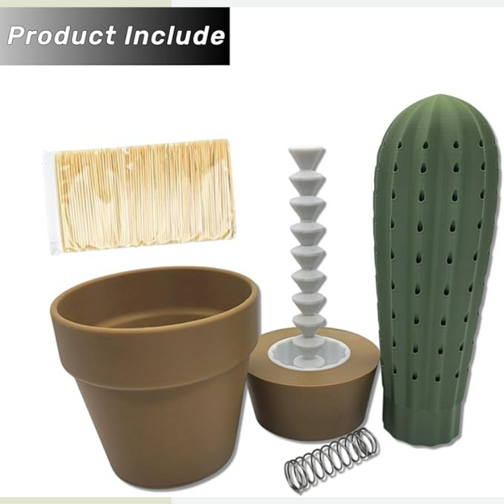 Cactus Toothpick Dispenser 3D Printed