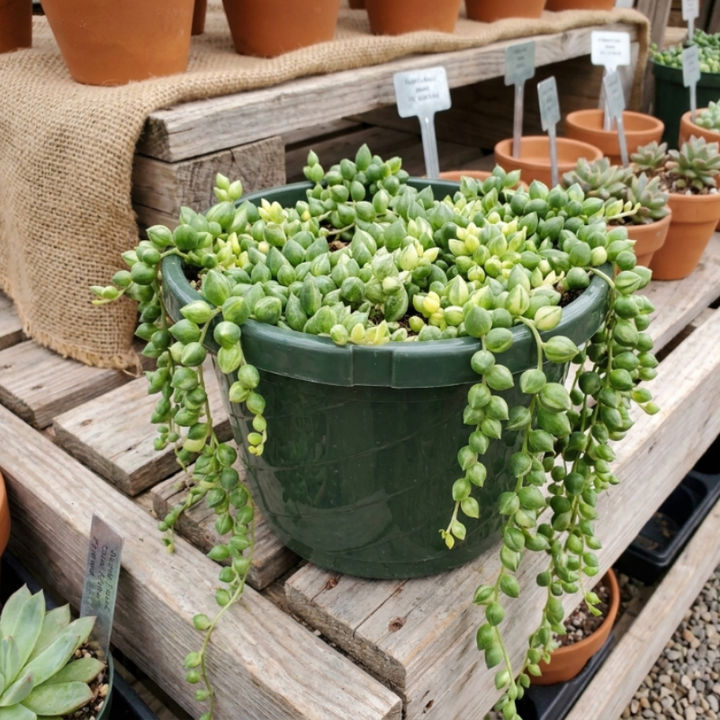 String of Tears, Variegated Plant, Trailing Succulent, Hanging Plant in 2", 4", 6" pot