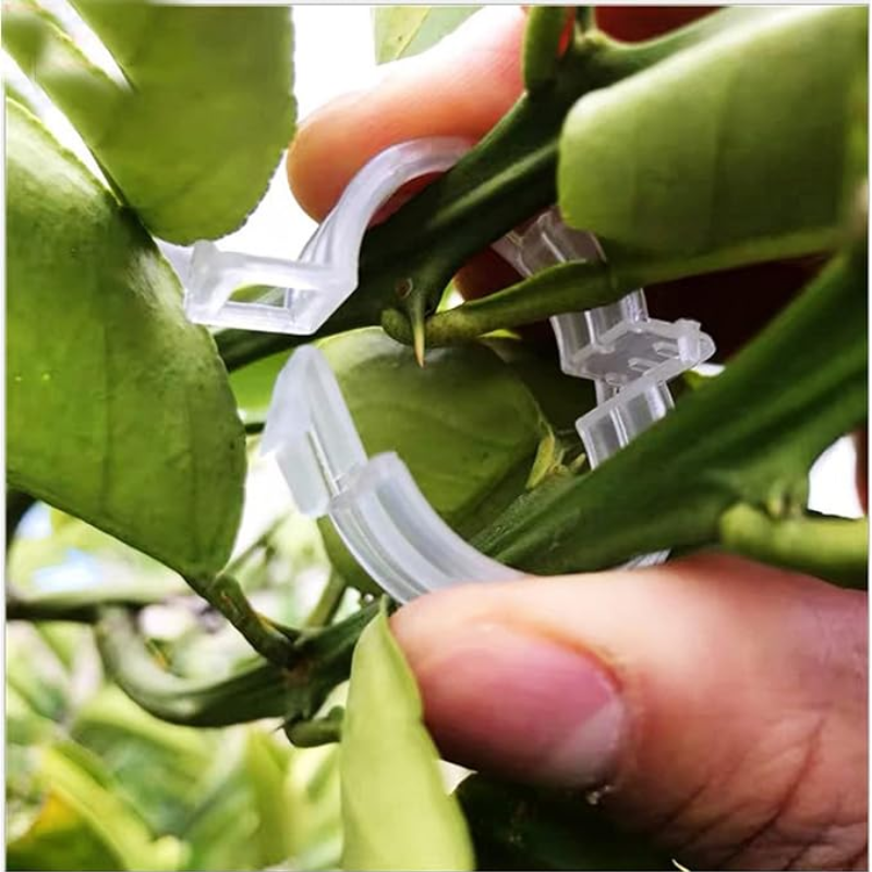 Tomato Clips for Climbing Plants - Plant Support Clips 120 Pack