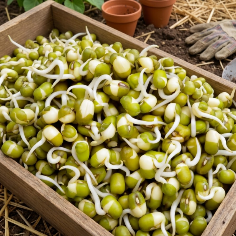 Sprouting & Microgreen Seeds – Mung Bean & Organic Alfalfa