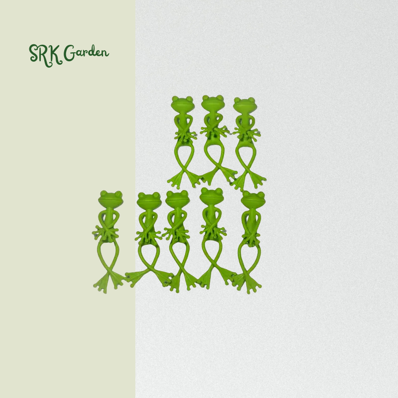 Frog Plant Stands, Cute Frog Flower Pots That Embrace Plants with Climbing Support Clips