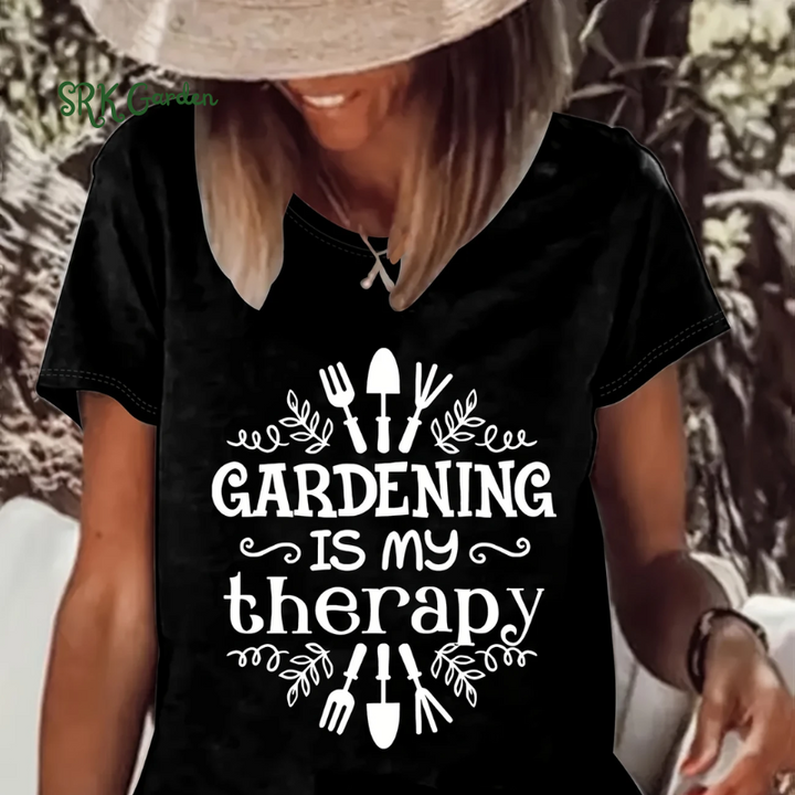 Graphic Letter Printed Women'S Summer Fitted Round Neck T-Shirt