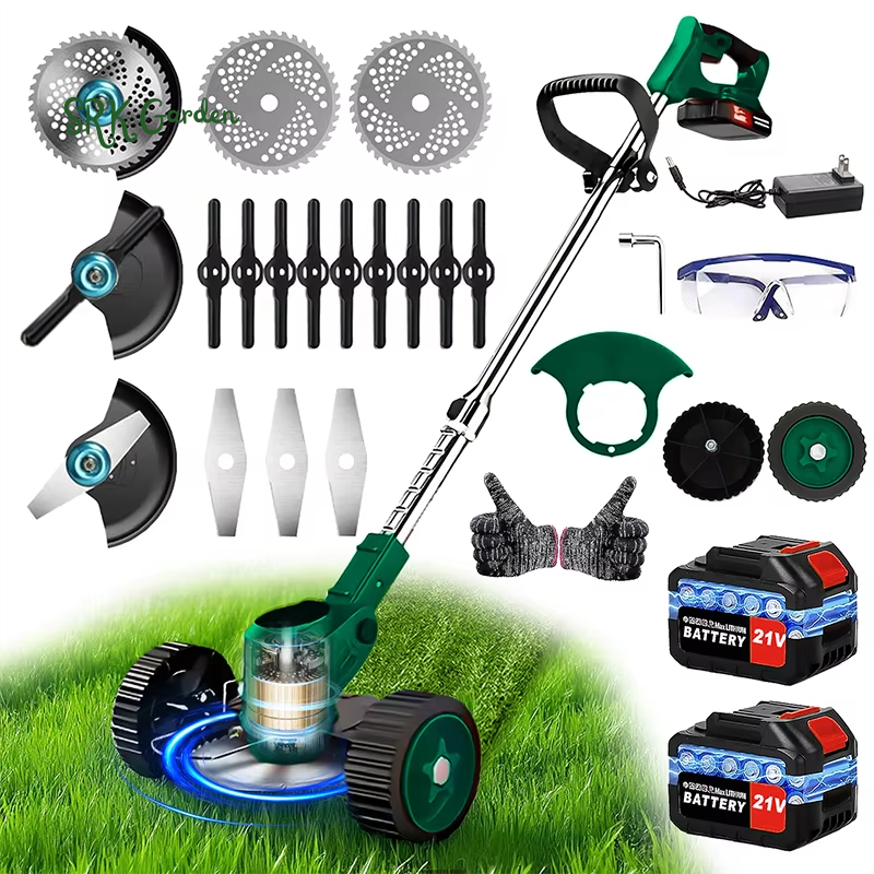 New model for 2025 Cordless Lawn | Trimmer Mower Brush Cutter Weed Cutter for Garden and Yard Lawn