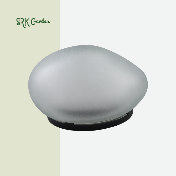 Plastic Pebble Shape Decorative Rock Solar Garden Lights Outdoor  Lights Waterproof