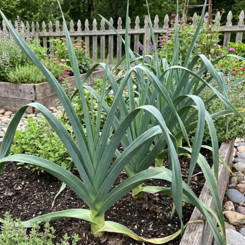 200+ American Flag Leek Seeds