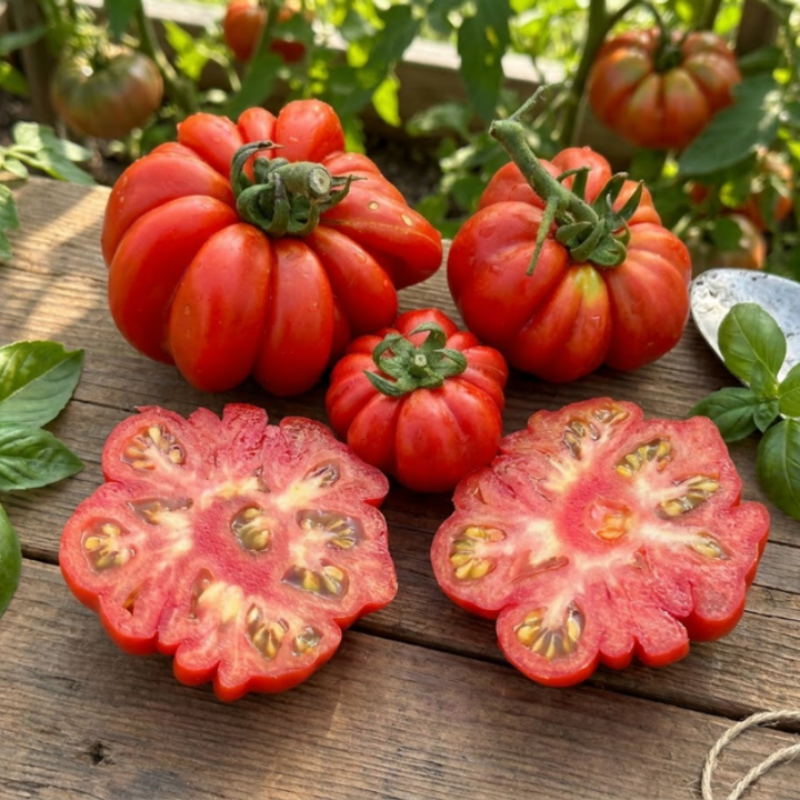 25+ Mushroom Basket Tomato Seeds, Heirloom, Solanum Lycopersicum