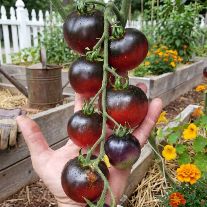 Black & Indigo Tomato Seeds – Black Cherry, Dancing with Smurfs & Indigo Apple