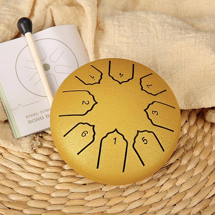 Steel Tongue Rain Drum , Waterproof for Outside, Mini Hand Yard Rhythm for Outdoor Garden Symphony