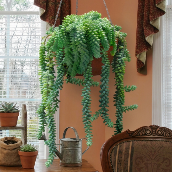 Sedum Burrito, Donkey's Tail, Trailing Succulent, Hanging Plant, 2" 4" pot