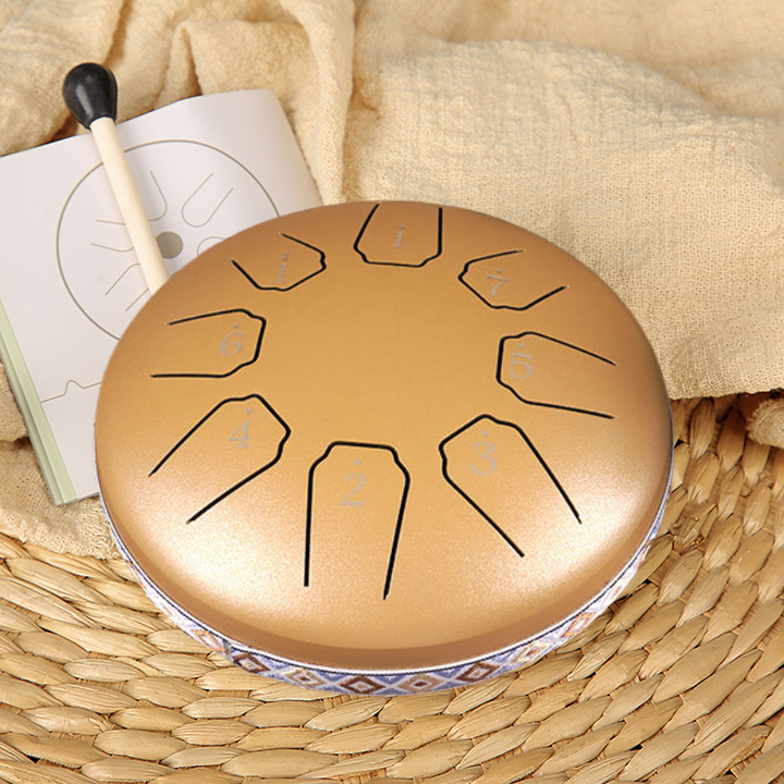 Steel Tongue Rain Drum , Waterproof for Outside, Mini Hand Yard Rhythm for Outdoor Garden Symphony