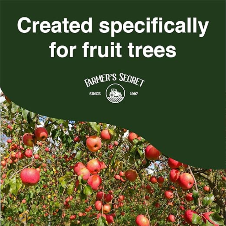 Fruit Tree Booster Fertilizer - Super Concentrated and Phosphorus Rich - Formulated for All Fruit Trees Including Peach, Banana, and Apple