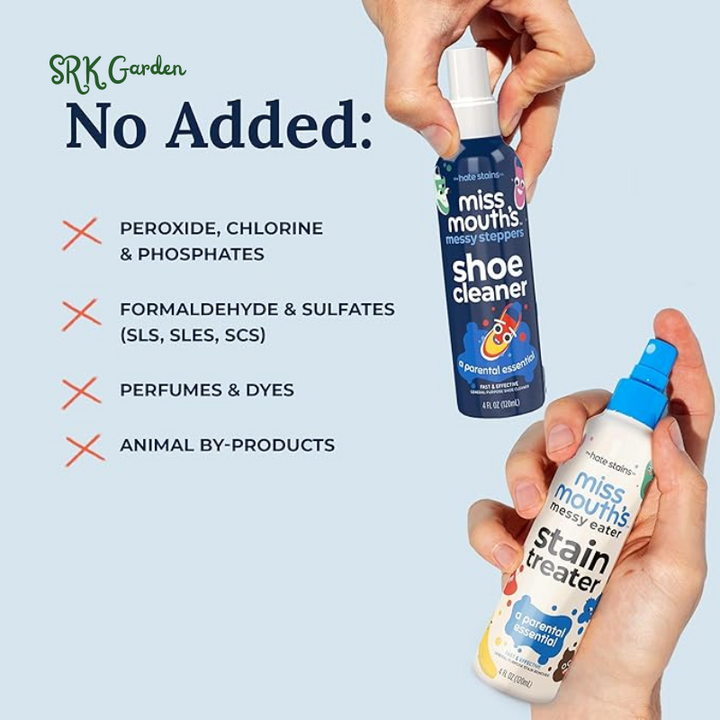 Stain Remover for Clothes, Carpet, Upholstery and Shoe Cleaner for Sneakers, Leather, Cloth, Mesh