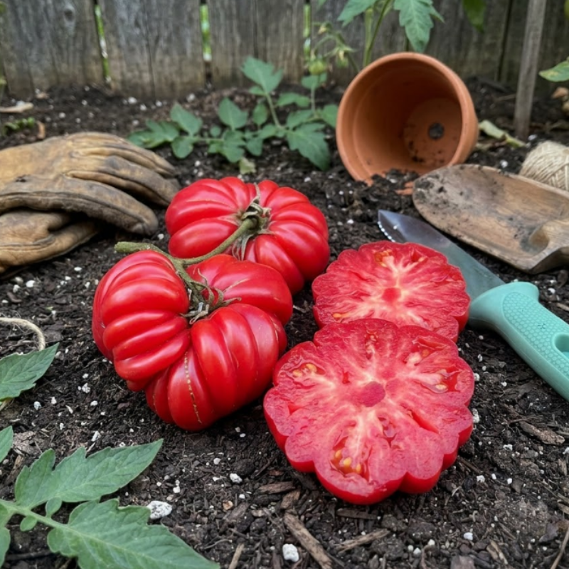 25+ Mushroom Basket Tomato Seeds, Heirloom, Solanum Lycopersicum