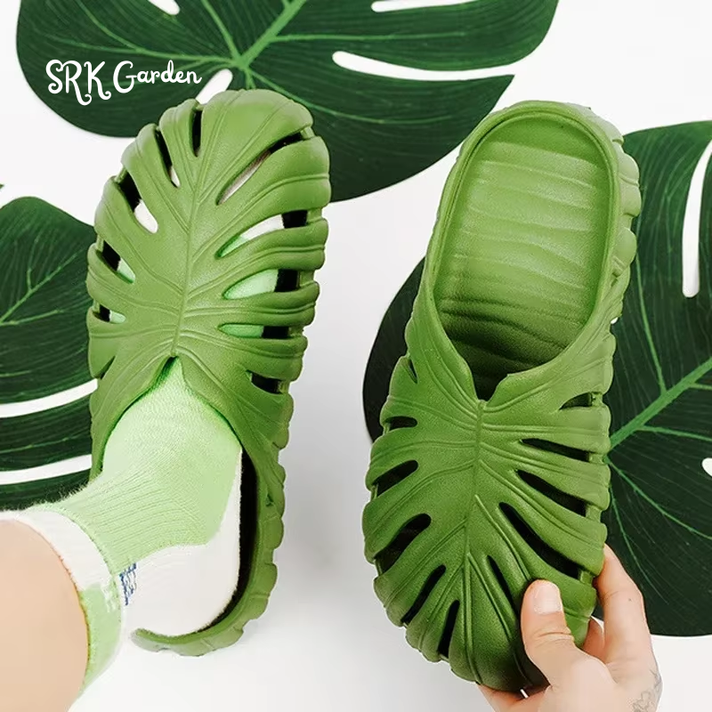 LeafStep Slippers Monstera Non-slips 2pcs