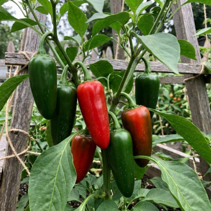 Medium Hot Pepper Seeds – Jalapeño, Serrano & Red Hot Cherry Peppers, Heirloom Chili Seeds