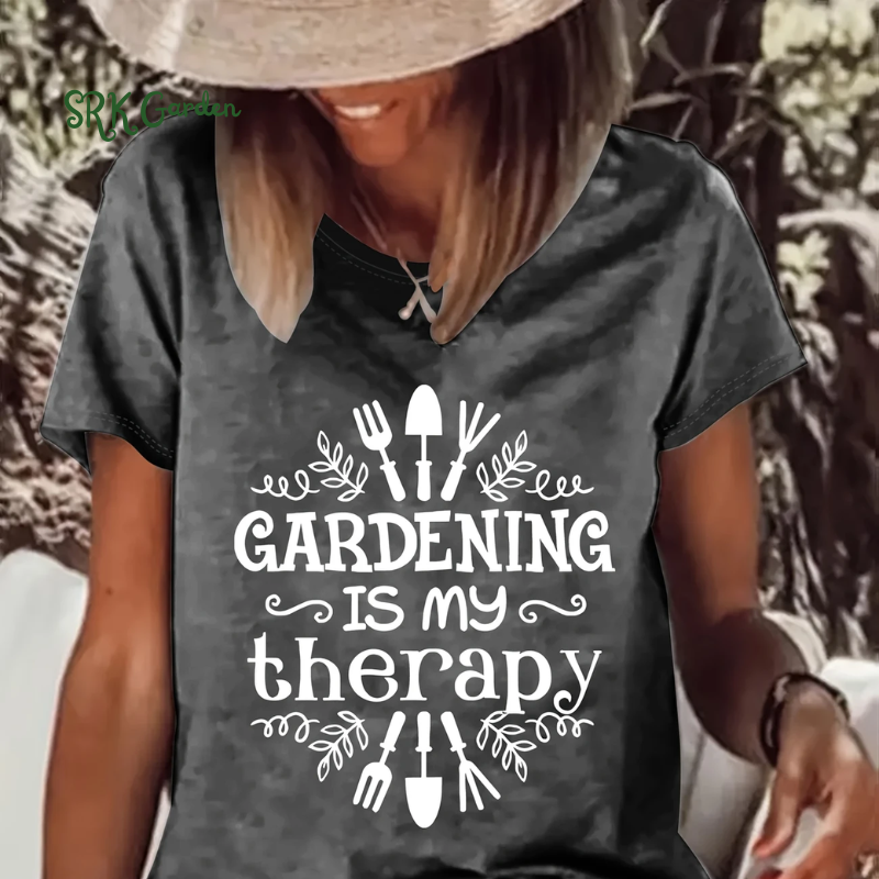 Graphic Letter Printed Women'S Summer Fitted Round Neck T-Shirt