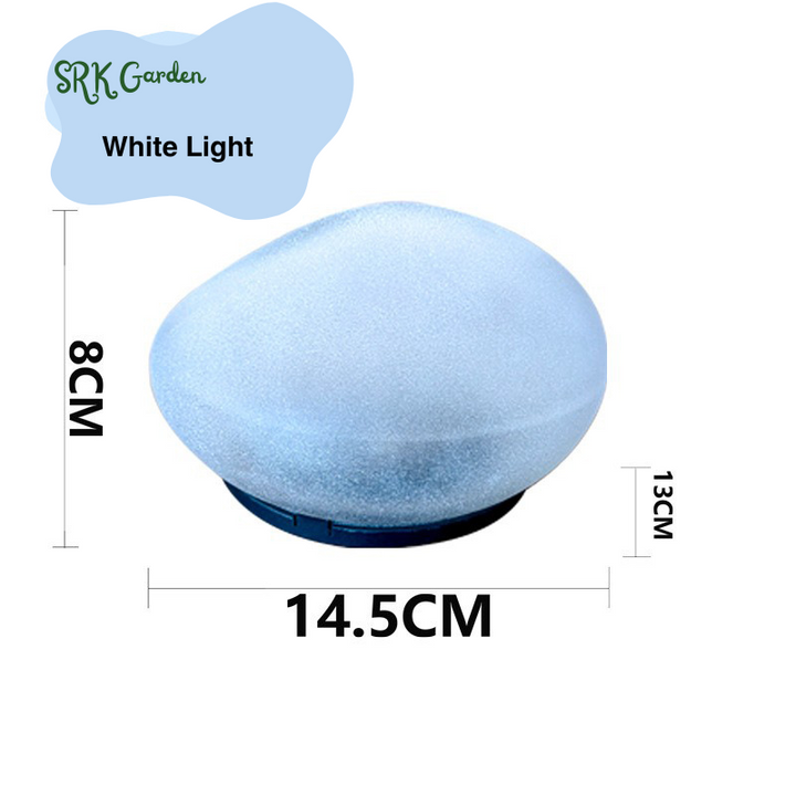 Plastic Pebble Shape Decorative Rock Solar Garden Lights Outdoor  Lights Waterproof