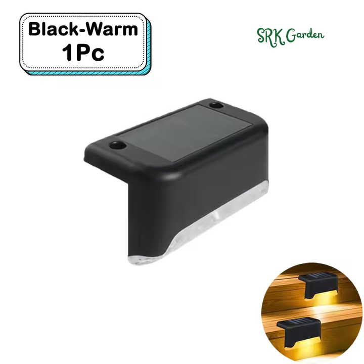 Solar Deck & Step Lights Waterproof Warm White - White Light 20Pcs