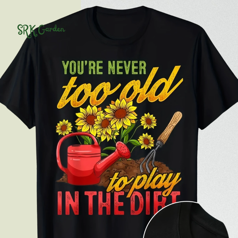 Funny Gardening Plants Gardener 220g 100% Cotton T-Shirt