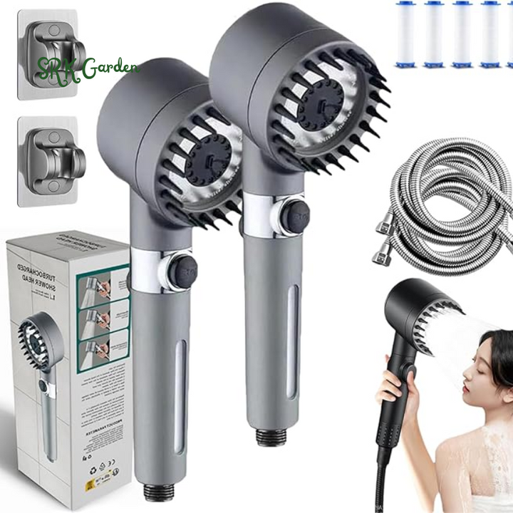 Marvulur Showerhead, Drops Shower Head High Pressure, Filtered Showerhead