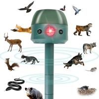 Ultrasonic Solar Animal Repeller for Yard 5 Modes