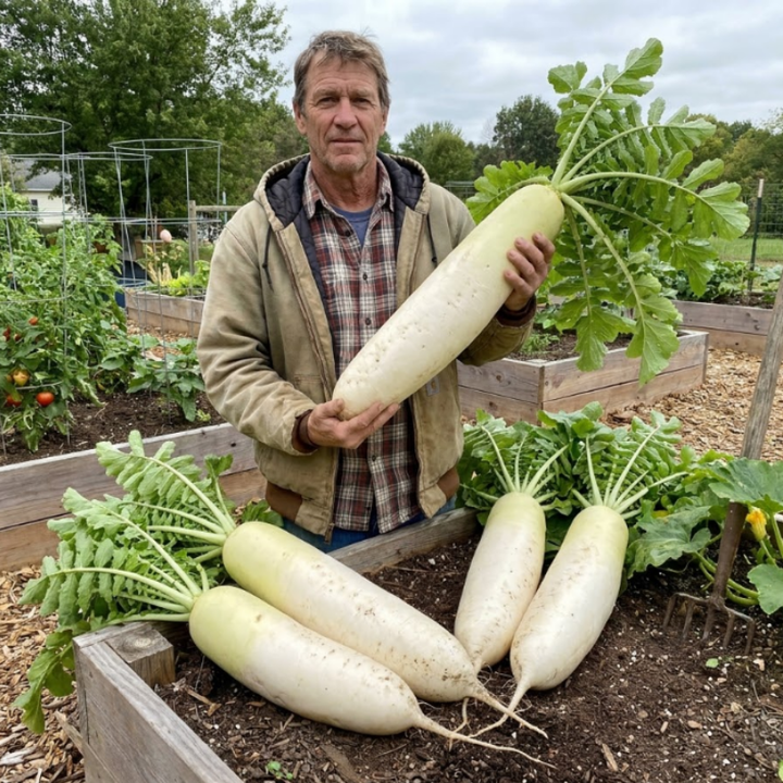 150+ White Radish Seeds – White Icicle & Japanese Daikon Seeds