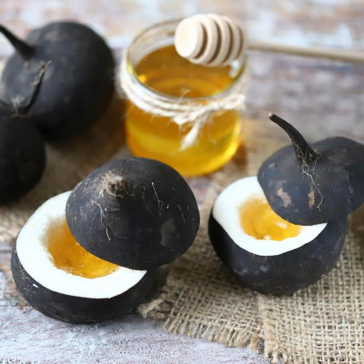 250+ Black Spanish Round Radish